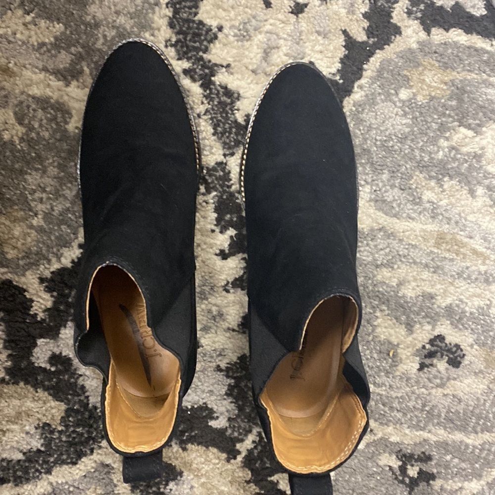 J. Crew Factory Rory microsuede heeled boots Item AR845 - Picture 7 of 10